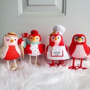 NWT Target 2023 Spritz Valentines Birds - Set of 4